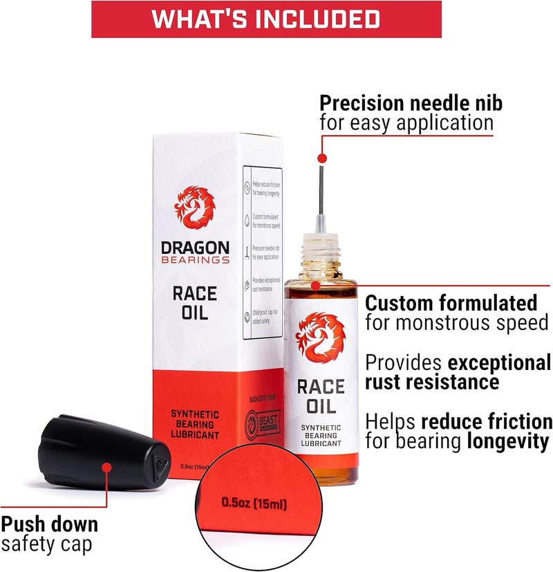 fireball Dragon Bearing Lube for Skateboards - Longboard Bearing Lubricant - Inline Skate Lube - Image 2